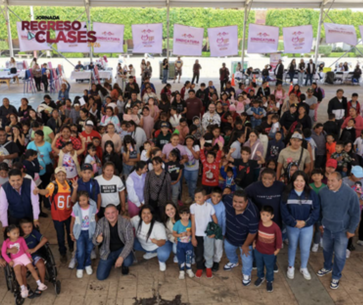 SINDICATURA Y DIF FORTALECEN EL APOYO A LAS FAMILIAS MEDIANTE LA JORNADA REGRESO A CLASES 2026