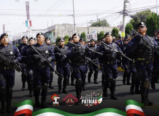 VALLE DE CHALCO CONMEMORA EL 216 ANIVERSARIO DEL INICIO DE LA INDEPENDENCIA DE MÉXICO CON DESFILE