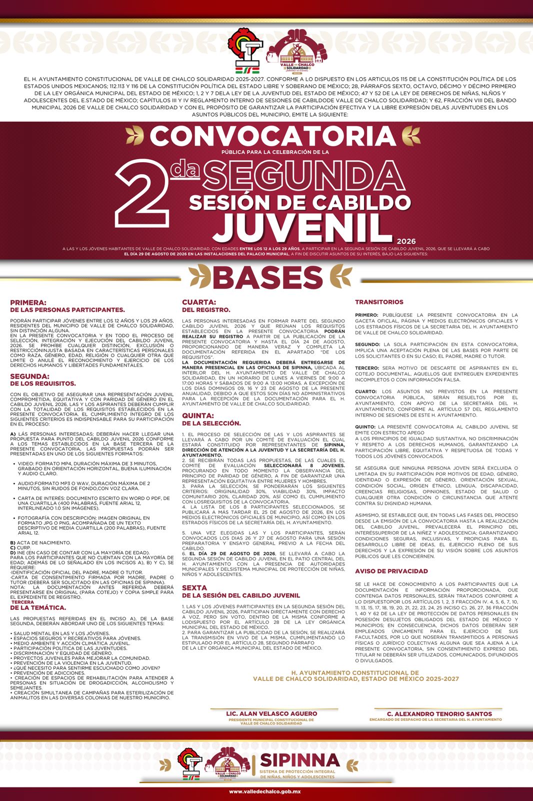 2DA. SESION DE CABILDO JUVENIL